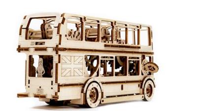 Revell 00618 Tiny Adventures - London Bus Bus (bouwpakket) Hout - thumbnail
