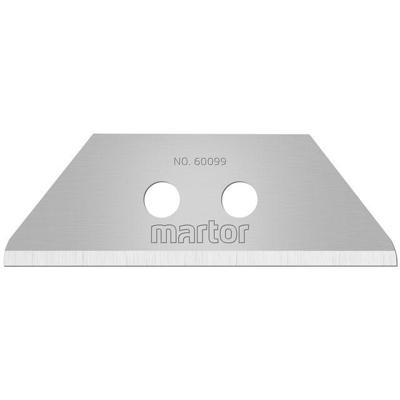 Martor Trapeziummes | L55,5xB19xS0,63mm | met perforatie | 10 stuks / dispenser - 60099.70 60099.70 Martor Trapeziummes | L55,5xB19xS0,63mm | met perforatie | 10 stuks / dispenser - 60099.70 60099.70