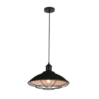 Homestyle Pro mk106-bb industriële hanglamp 40x25 cm zwart/wit/metaal