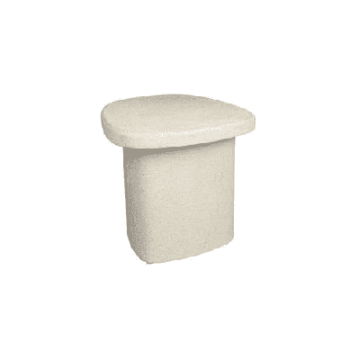 Dutchbone Organische Bijzettafel 'Veda' Gerecycled marmer, 56 x 45cm