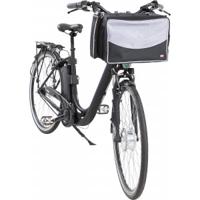Trixie fietsmand voor aan stuur nylon zwart / grijs 41x26x26 cm - thumbnail