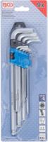 BGS technic Hexagon Socket Wrench Set Extra Long With Ball Head 1.5 - 10 mm 9 Pcs. - thumbnail