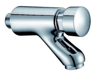 Toiletkraan Best Design Delay Wand Zelf sluitend Chroom