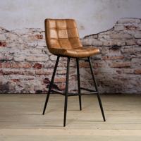 Tower Living barkruk 'Navarra' (zithoogte 75cm), kleur cognac - thumbnail