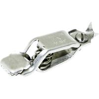 Mueller Electric BU-27X Krokodillenklem RVS Klembereik (max.): 16 mm Lengte: 61.90 mm 1 stuk(s) - thumbnail