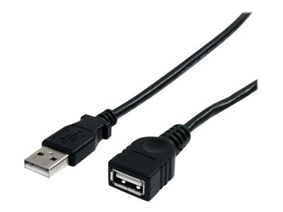 USB-kabel Startech USBEXTAA10BK Zwart 3 m