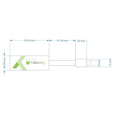 Techly IADAP-USB31-ETGIGA3 netwerkkaart & -adapter