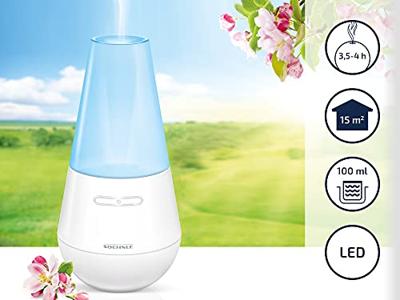 Soehnle 68026 Ravenna Aromaverspreider met LED-Verlichting Wit