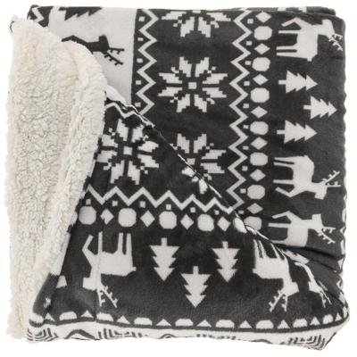 Plaid Yael 150x200 cm dark grey Unique Living - Unique living