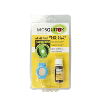 Mosquitox Armband met etherische olie 10 Milliliter