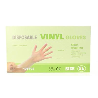 HLA Wegwerphandschoenen vinyl maat XL poedervrij (100 st)