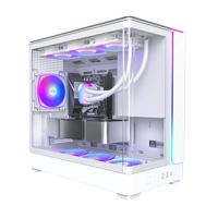 Montech king 15 pro midi tower behuizing (wit | 2x usb-a | 1x usb-c | rgb | window) - thumbnail