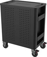 KS Tools 8731008 Werkplaatswagen Plaatstaal Kleur (specifiek): Zwart, Rood - thumbnail