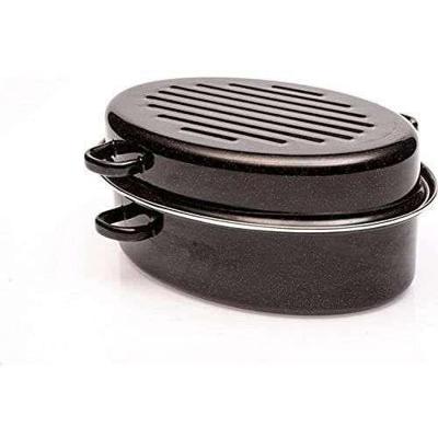 Braadpan 42 cm met deksel