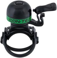CONTEC mini fietsbel "mini bing" ct bell mini bing black / green - thumbnail