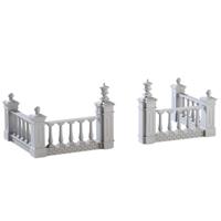 Kerstfiguur Plaza fence set of 4 LEMAX - Lemax - thumbnail