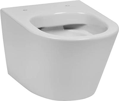 Wandcloset Wiesbaden Vesta | 52 cm | Rimless | Excl.Toiletzitting | Keramiek | Wit glans