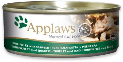 APPLAWS Tuna Fillet with Seaweed in Broth - nat kattenvoer - 70g