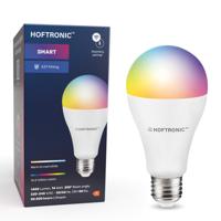 Smart E27 lamp - A65 vorm - E27 - 14 Watt 1400 lumen - RGBWW - Wifi & Bluetooth - Bestuurbaar via app - Google Home, Amazon Alexa en Siri - Smart lamp - thumbnail