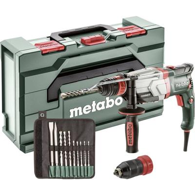 Metabo UHEV 2860-2 Quick Combihamer | 1100w 3.4J + SDS-plus-boor-/beitelset (10-dlg) - 600713510