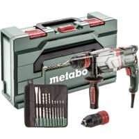 Metabo UHEV 2860-2 Quick Combihamer | 1100w 3.4J + SDS-plus-boor-/beitelset (10-dlg) - 600713510 - thumbnail
