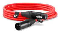 Rode XLR3M-R XLR Verbindingskabel 3 m Rood - thumbnail