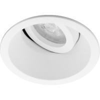 Kantelbare GU10 Inbouwspot - Rond Wit Aluminium - Ø93mm - thumbnail