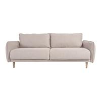 Kave Home 3-zits Bank 'Carlota' Micro-bouclé, kleur Beige - thumbnail