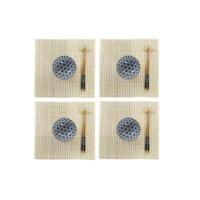 Sushi-set DKD Home Decor 14,5 x 14,5 x 31 cm Blauw Keramiek Orientaals (16 Onderdelen) - thumbnail