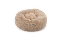Beeztees Yali - hondenbed - pluche - beige - diam. 50 cm - thumbnail