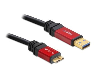 Delock 82762 Kabel USB 3.0 Type-A male > USB 3.0 Type Micro-B male 3 m Premium Delock 82762 Kabel USB 3.0 Type-A male > USB 3.0 Type Micro-B male 3 m Premium