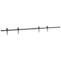 VidaXL Ophangset voor schuifdeur 200 cm koolstofstaal - thumbnail
