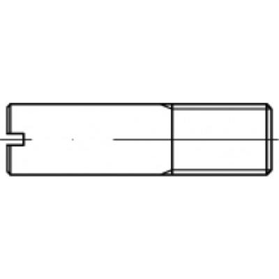 TOOLCRAFT TO-5394687 Tapeind M3 Staal Galvanisch verzinkt 100 stuk(s)