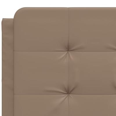 Bedframe met LED zonder matras "Zadar" cappuccino 140x190 cm
