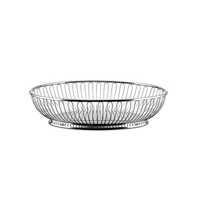 Alessi Oval Wire Fruitmand ovaal 20 x 28 cm Alessi Oval Wire Fruitmand ovaal 20 x 28 cm