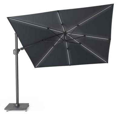 Platinum Sun & Shade zweefparasol challenger t2 glow 300x300cm antraciet