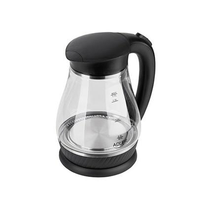 Waterkoker Adler AD 1274 2200 W 1,7 L Zwart Roestvrij staal