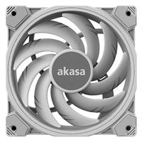Akasa SOHO AR Computer behuizing Koelplaat/radiatoren 12 cm Transparant, Wit 1 stuk(s) - thumbnail