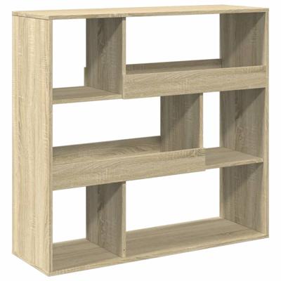 kamerscherm 100x33x156,5 cm bewerkt hout sonoma eikenkleurig