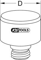 KS Tools 156.0441 Polyamide intoropzetset, 2-delig, Ø 10 mm - thumbnail