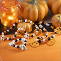 Creativ Company Mini hobbyset sieraden, halsketting en armband, halloween kleuren, 1 doos - thumbnail