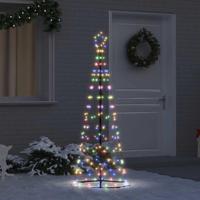 LED Kerstboom met 390 LED met standaard Multikleur 250 cm IJzer - thumbnail