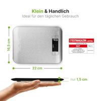 Profi Cook PC-KW 1061 Keukenweegschaal Digitaal Weegbereik (max.)=5 kg RVS, Zwart 220 x 165 x 15 - thumbnail