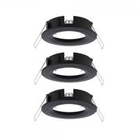 Paulmann 92481 EBL Choose Inbouwring Set van 3 stuks 10 W Zwart (mat) - thumbnail