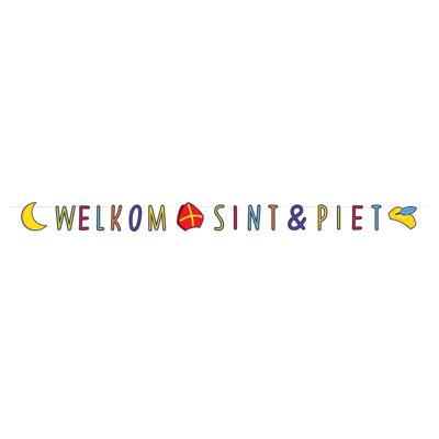 Letterslinger "Welkom Sint & Piet"