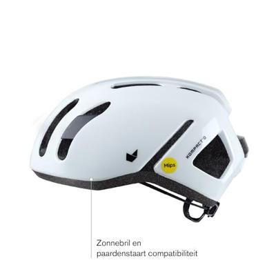 Buzaglo Catlike urban helm kompact&apos;o ii maat s glans wit
