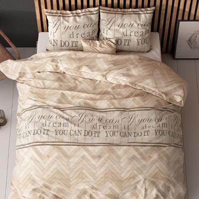 Sleeptime Visgraat Zand 240 x 220 cm