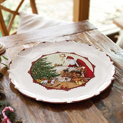 Villeroy & Boch Toy's Fantasy Plat bord groot kerstman en cadeau's
