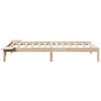 Bedframe met nachttafels Bruin 90 x 190 cm Bruin - thumbnail