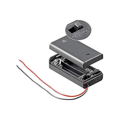 Goobay 12443 Batterijbox Aantal cellen: 2 AA (penlite) Kabel (l x b x h) 68.4 x 35.4 x 18.6 mm